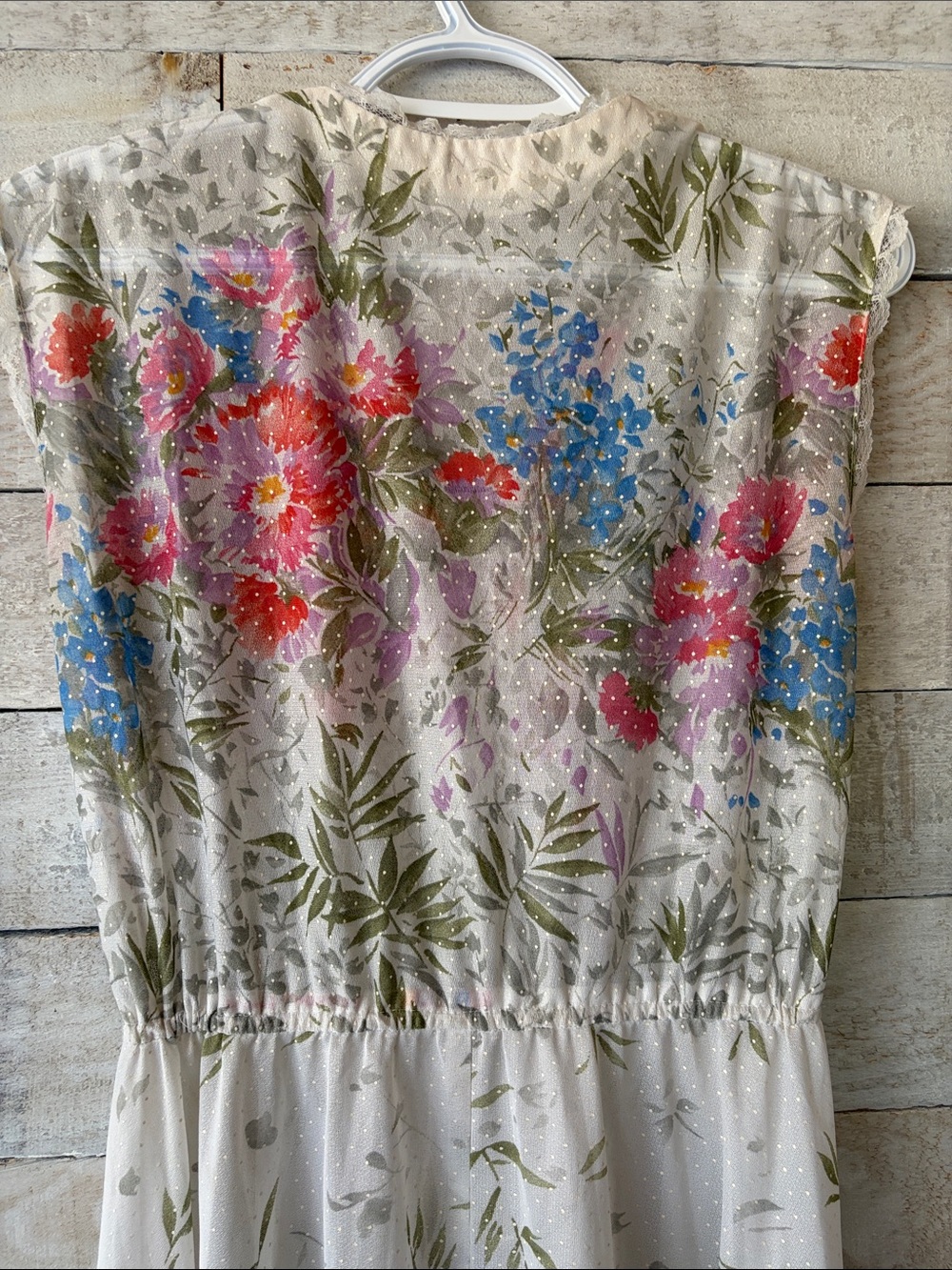 Cottagecore Sheer Floral print dress - Picture 7 of 11